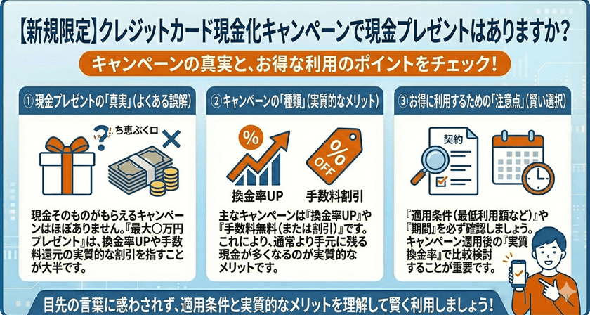 【新規限定】クレジットカード現金化キャンペーンで現金プレゼントはありますか？