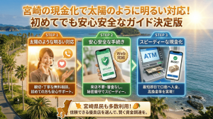 宮崎の現金化で太陽のように明るい対応！初めてでも安心安全なガイド決定版