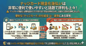 ナッジカード現金化後払いは非常に便利で使いやすいと話題で評判も上々！