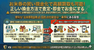 お米券の賢い現金化で高額買取も可能！正しい換金方法で査定・即金でお金にする