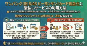 ワンバンク（旧 B/43 ビーヨンサン）カード現金化と後払いサービスの利用方法