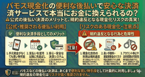 バモス現金化の便利な後払いで安⼼な決済サービスで本当にお金に換えられるの？