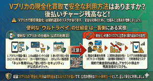 Vプリカの現金化買取で安全な利用方法はありますか？後払いチャージ残高など