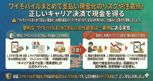 ワイモバイルまとめて支払い現金化のリスクや注意点！正しいキャリア決済で現金を得る