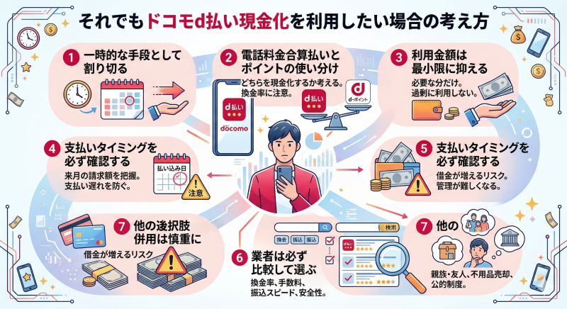 d払いを現金化したい人の考え方
