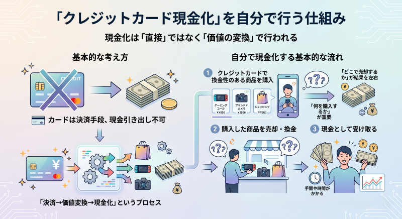 クレジットカード現金化の仕組み